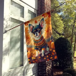 Edge Collections - 28" x 40" - Multicolor - Tricolor Chihuahua Decorative House Flag - 1 Piece
