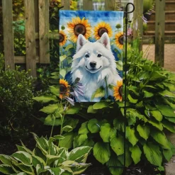 Edge Collections - 11 1/4" X 15 1/2" - Multicolor - Garden American Eskimo Sunflowers Garden Flag - 1 Piece