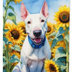 Edge Collections - 11 1/4" X 15 1/2" - Multicolor - Garden English Bull Terrier Yard Flag - 1 Piece
