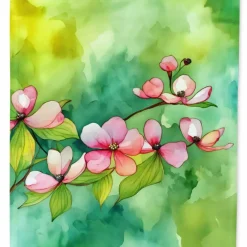 Edge Collections - 11.25" X 15.5" - Multicolor - Garden Flag Virginia American Dogwood Decorative Flag - 1 Piece