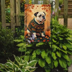 Edge Collections - 11.25" X 15.5" - Multicolor - Garden Flag English Bulldog Decorative Yard Flag - 1 Piece