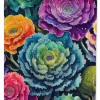 Edge Collections - 11 1/4" X 15 1/2" - Multicolor - Garden Ornamental Kale Mailbox Flag - 1 Piece