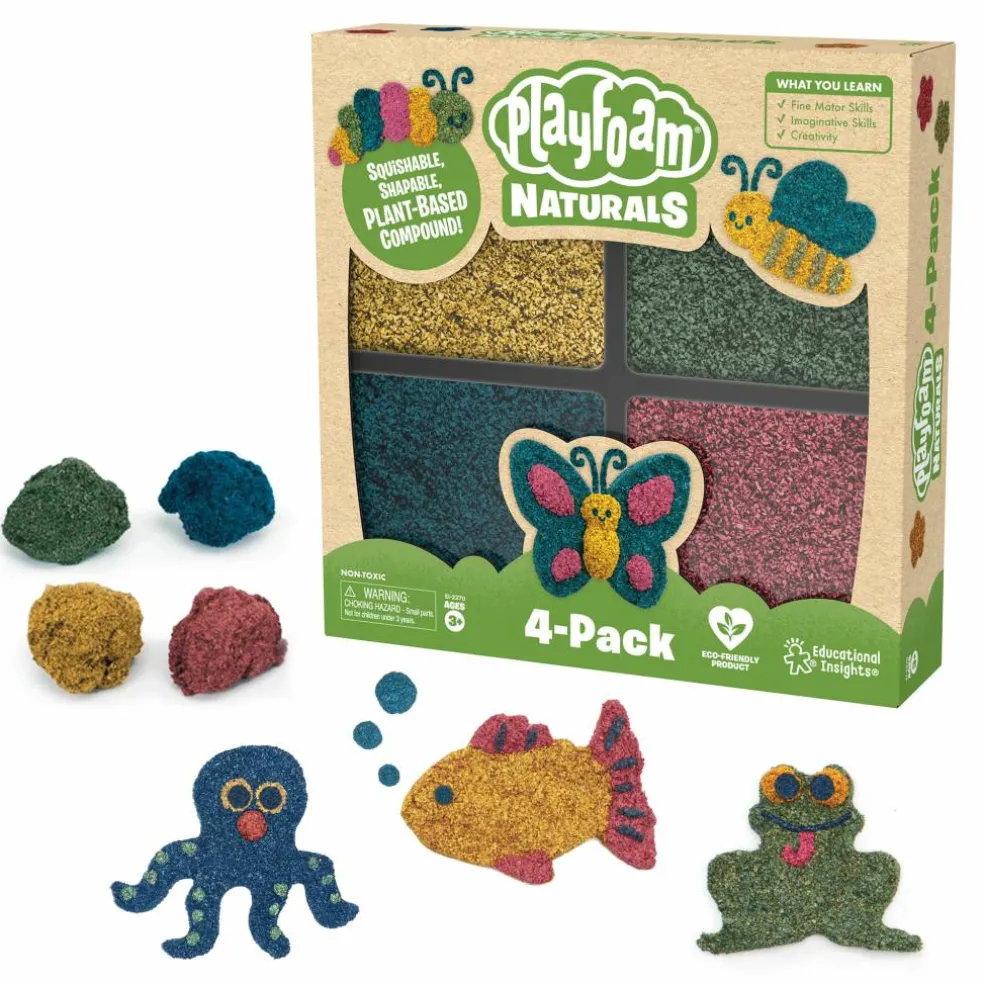 Educational Insights Playfoam Naturals 4-Pack