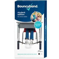 Educators Resource Bouncy Bands for Desk, Black