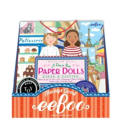 eeBoo Baker & Painter Paper Dolls Reusable Set