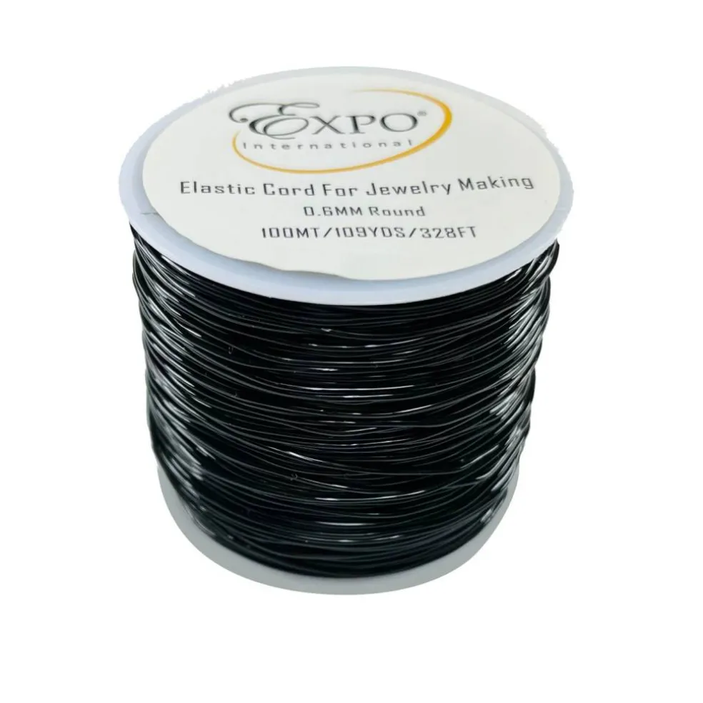 Elastic Stretch String Cord for Jewelry Making 0.6mm, in 100m Spool