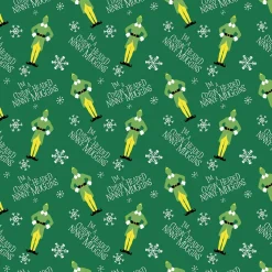 Elf Green Cotton-Headed Quilting Fabric