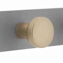Elle Décor Gray 3 Hook Over the Door Hook