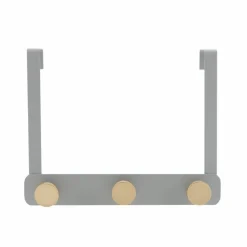 Elle Décor Gray 3 Hook Over the Door Hook