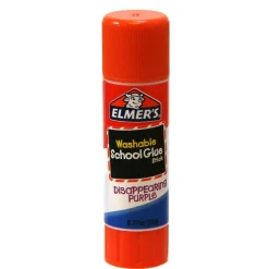 Elmer's® 0.77oz. Disappearing Purple Washable School Glue Sticks, 12ct.
