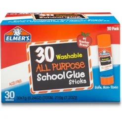 Elmer's® Washable All Purpose School Glue Sticks, Pack of 30