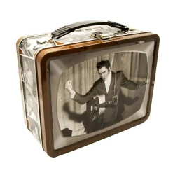 Elvis Presley TV Embossed Tin Fun Box