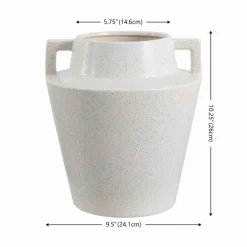Ema 10.25" Terracotta Vase