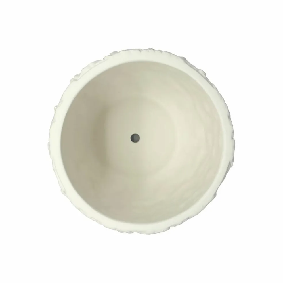 6" Embossed Hibiscus DIY Ceramic Vase by Make Market®