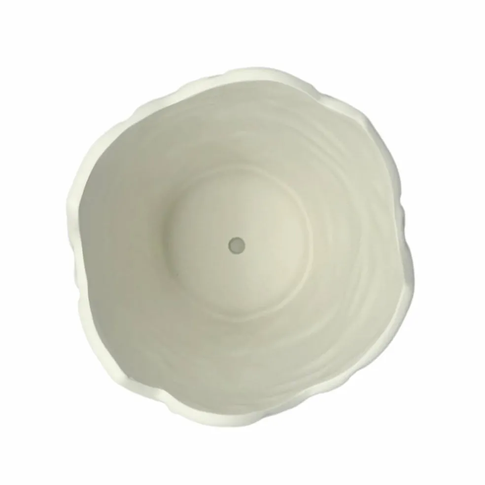 6.5" Embossed Leaves DIY Ceramic Vase by Make Market®