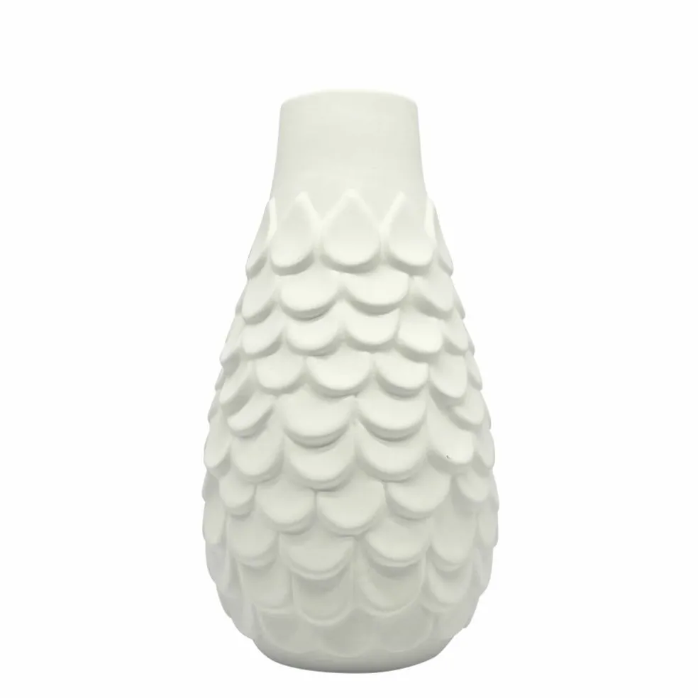 8" Embossed Scale DIY Ceramic Vase by Make Market®
