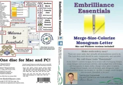 Embrilliance Essentials Embroidery Software for Mac and PC
