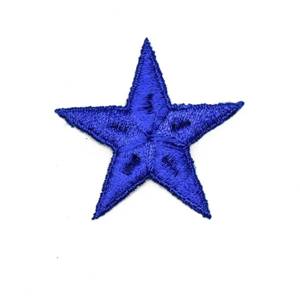 Embroidered Iron On Star Patch Applique for Clothing Bags and DIY Crafts