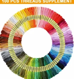 Embroidery Floss Kit – 364 Pieces, 200 Colors with Tools for Cross Stitch & Friendship Bracelets