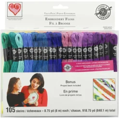 Embroidery Floss Value Pack by Loops & Threads™, 105ct.