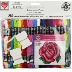 Embroidery Floss Value Pack by Loops & Threads®, 250ct.