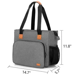 Embroidery Project Carrying Bag, Embroidery Kits Storage Bag (Bag Only), Gray