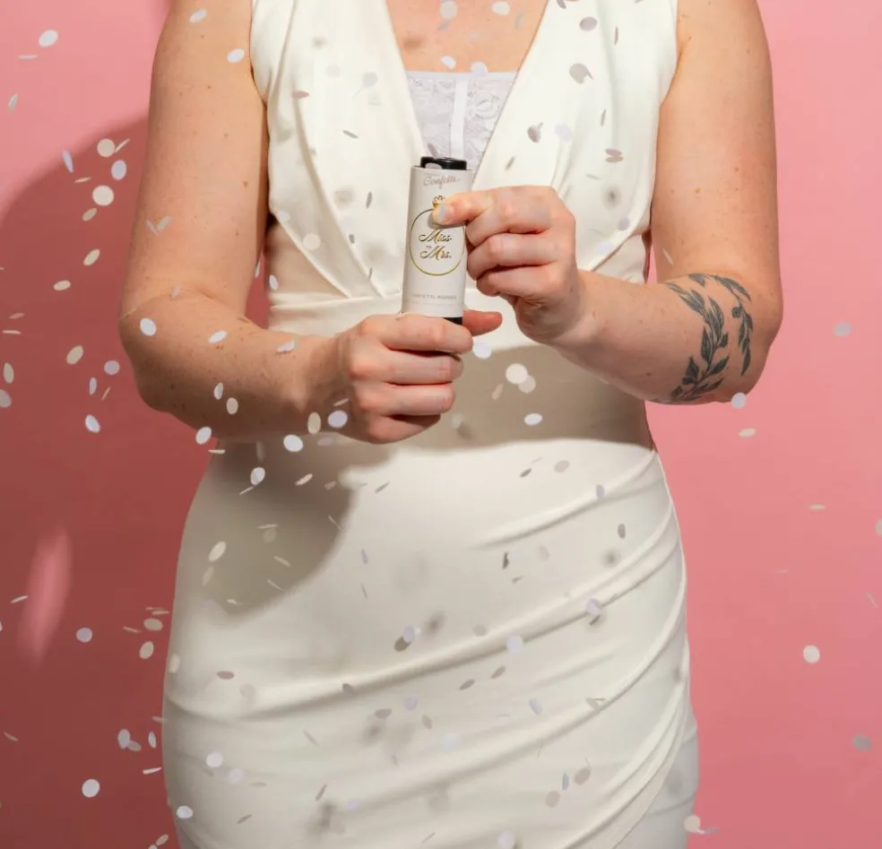 Emergency Confetti Miss to Mrs Confetti Popper