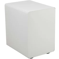 Emma and Oliver Ergonomic 3-Drawer Mobile Locking Filing Cabinet Storage Organizer