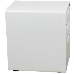 Emma and Oliver Ergonomic 3-Drawer Mobile Locking Filing Cabinet Storage Organizer