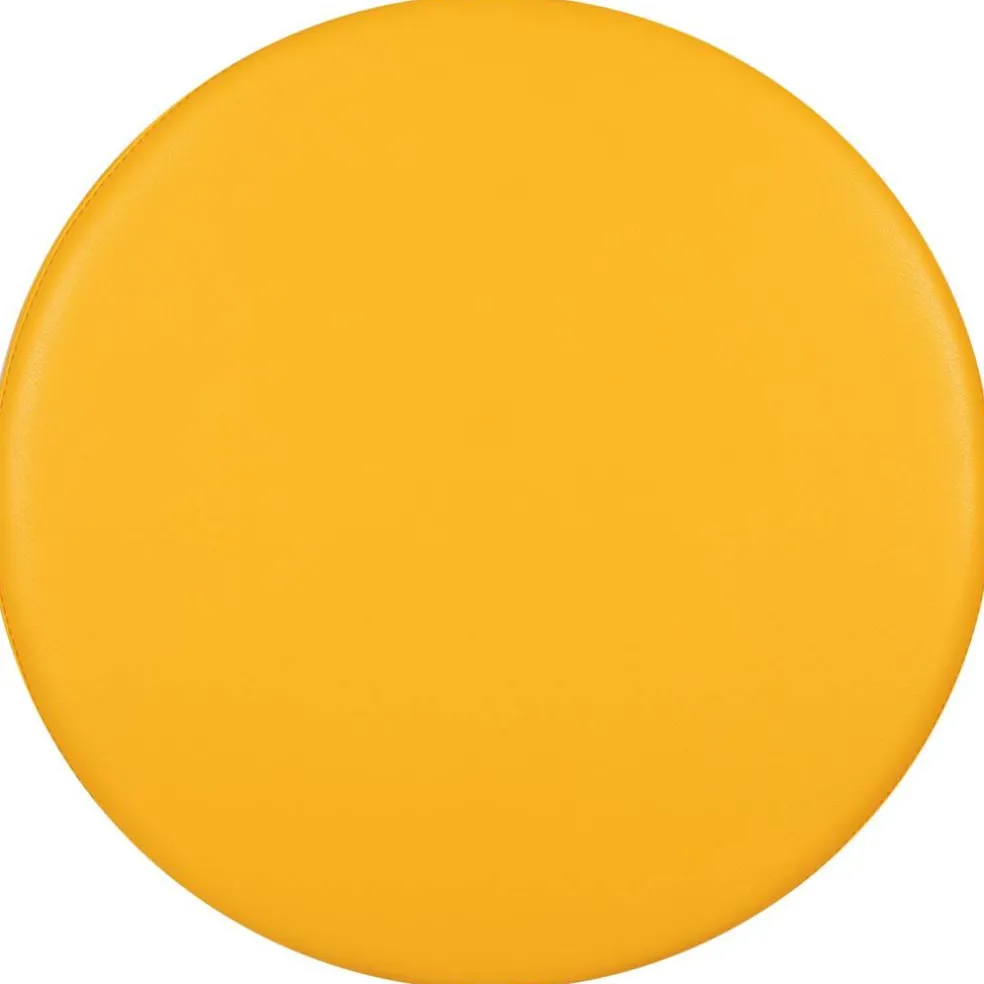 Emma and Oliver 18"H Soft Seating Flexible Circle Backless Chair for Classrooms and Common Spaces