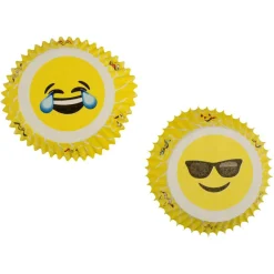 Emoticon Liners Party Cupcake Holders - Emoticon Birthday Party Favor (40 Pieces)