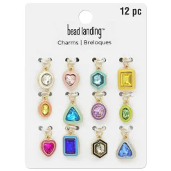 Enamel Gems Charm Mix by Bead Landing™
