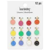 Enamel Smiley Face Charm Mix by Bead Landing™