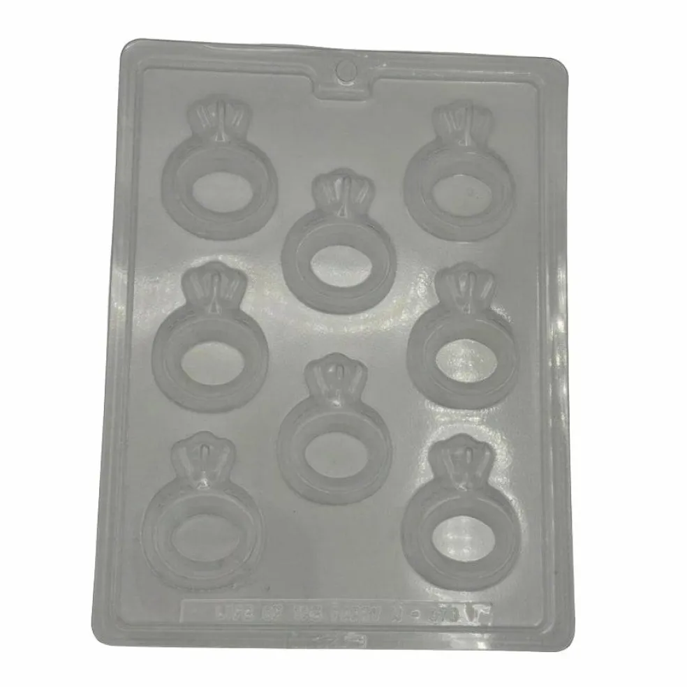 Engagement Ring Chocolate Mold – Diamond Ring Wedding Candy Mold