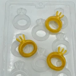 Engagement Ring Chocolate Mold – Diamond Ring Wedding Candy Mold