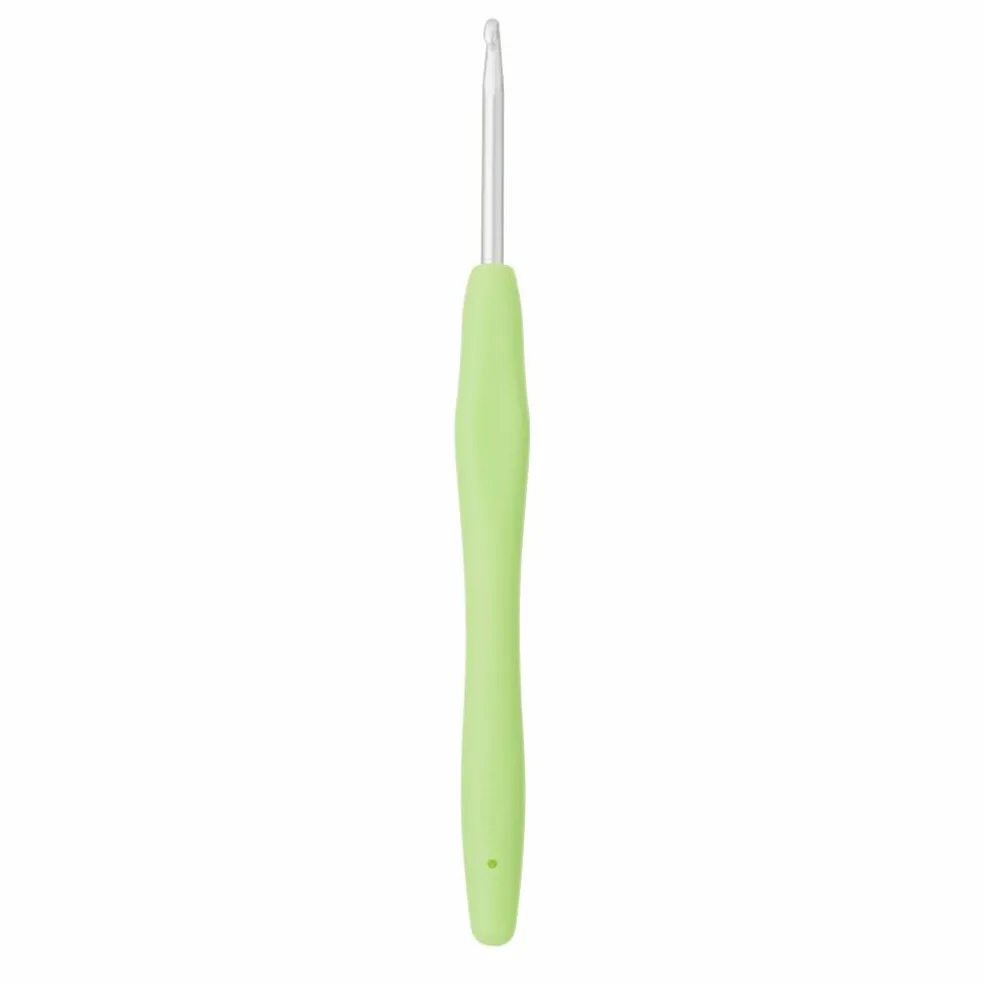 Ergonomic Aluminum Crochet Hook by Loops & Threads®