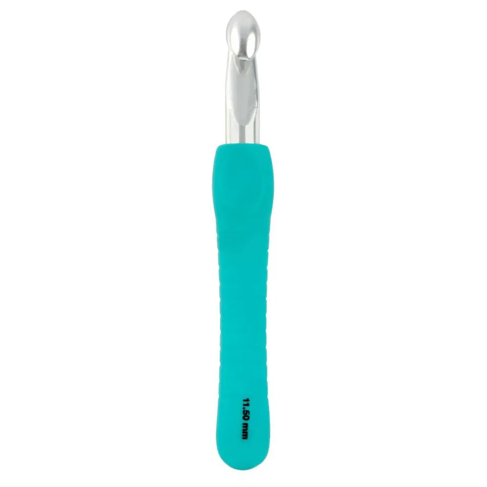 Ergonomic Aluminum Crochet Hook by Loops & Threads®