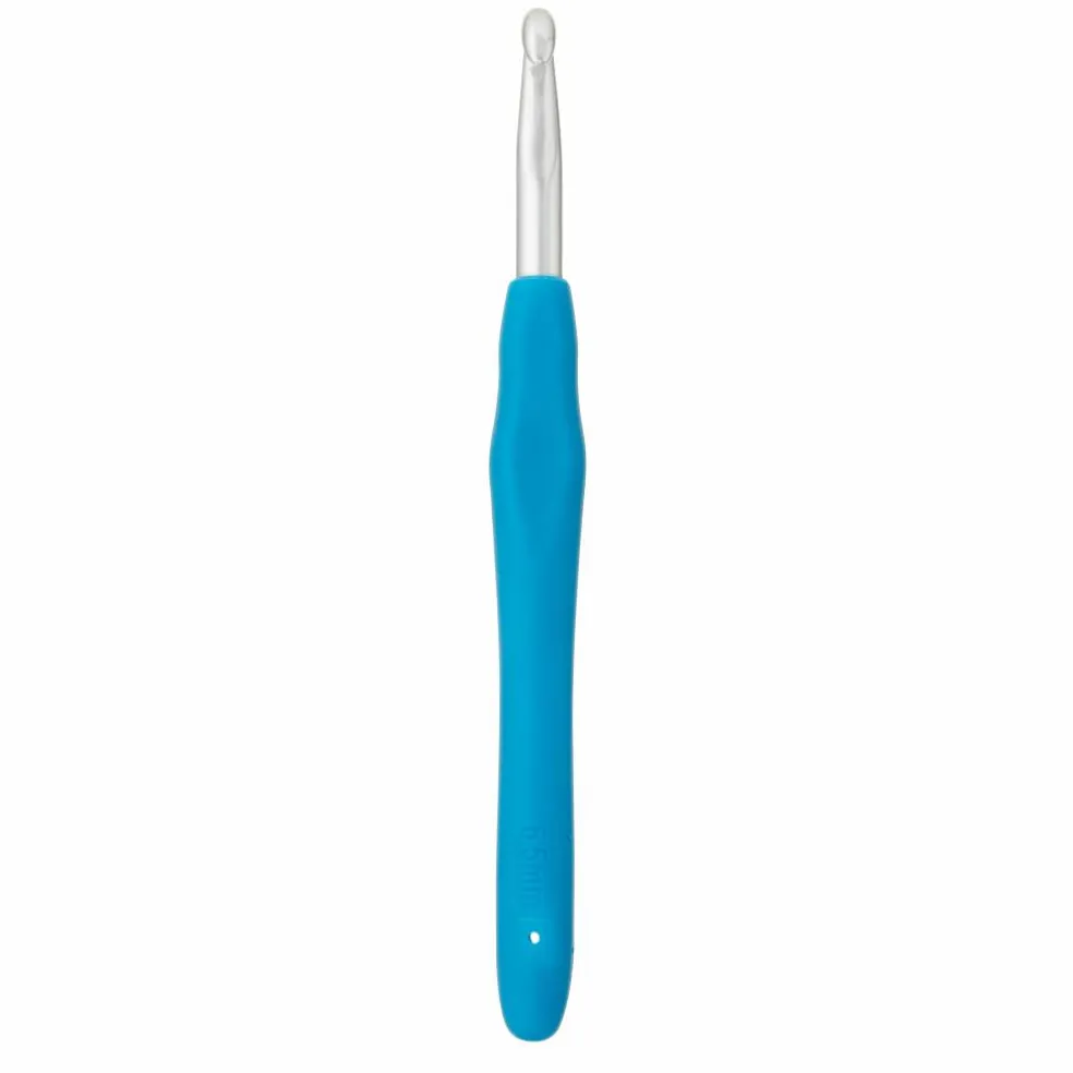 Ergonomic Aluminum Crochet Hook by Loops & Threads®