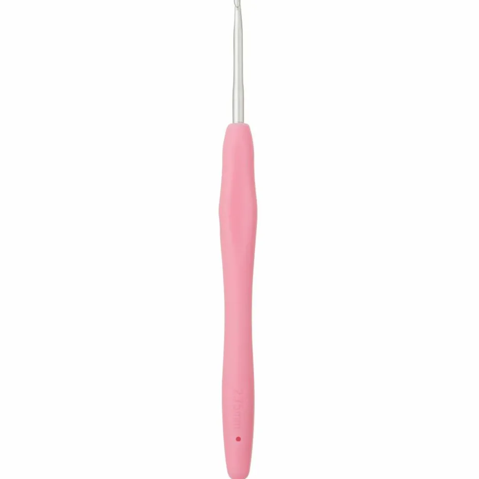Ergonomic Aluminum Crochet Hook by Loops & Threads®