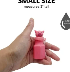 4E's Novelty 24 Pack Farm Animal Bubbles Party Favors - Barnyard Farm Animal Bubbles, Farm Party Favors