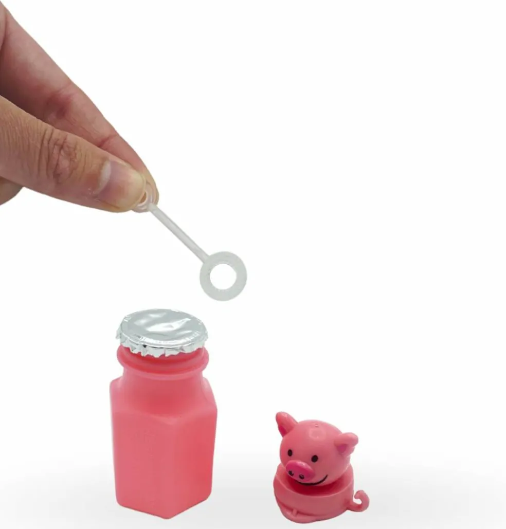 4E's Novelty 24 Pack Farm Animal Bubbles Party Favors - Barnyard Farm Animal Bubbles, Farm Party Favors