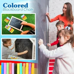 4E’s Novelty 288 pcs Mini Chalk Set - 24 Boxes Sidewalk Chalk Summer Party Favors, Goodie Bag Stuffers, Non-Toxic Chalk for Toddlers
