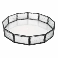 12" Etched Round Glass Tray by Ashland®