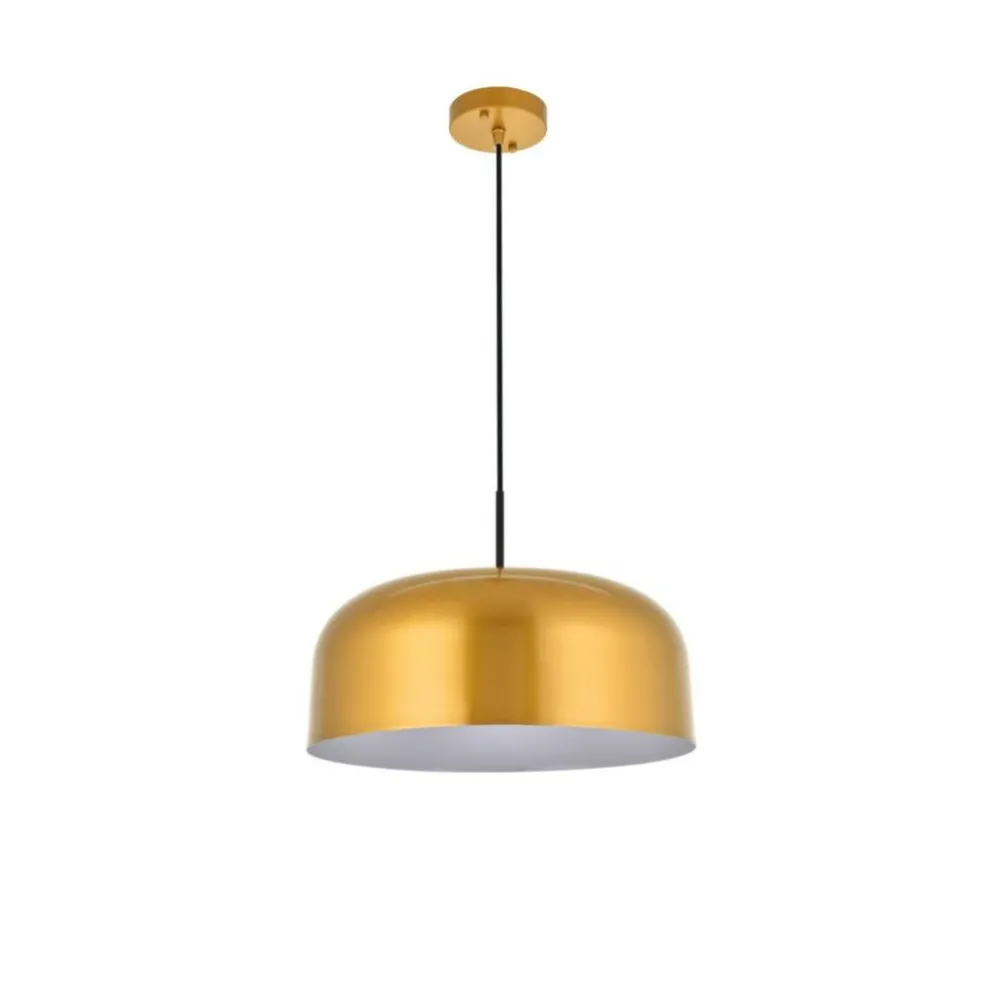 Etude 1 light satin gold Pendant