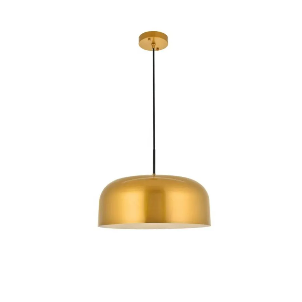 Etude 1 light satin gold Pendant