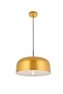 Etude 1 light satin gold Pendant