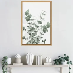 Eucalyptus Creative 16 by Pictufy Studio III Framed Canvas Wall Art