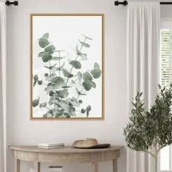Eucalyptus Creative 16 by Pictufy Studio III Framed Canvas Wall Art