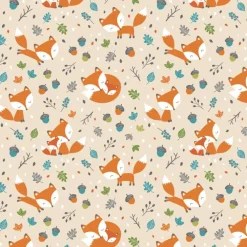 Eugene Textiles Baby Fox Flannel