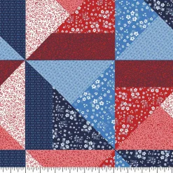 Eugene Textiles Floral American Quilt Cotton Quilting Fabric
